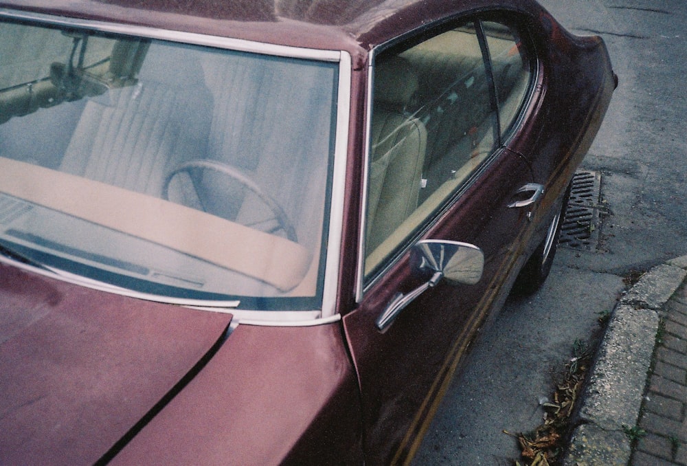 a car with a broken window