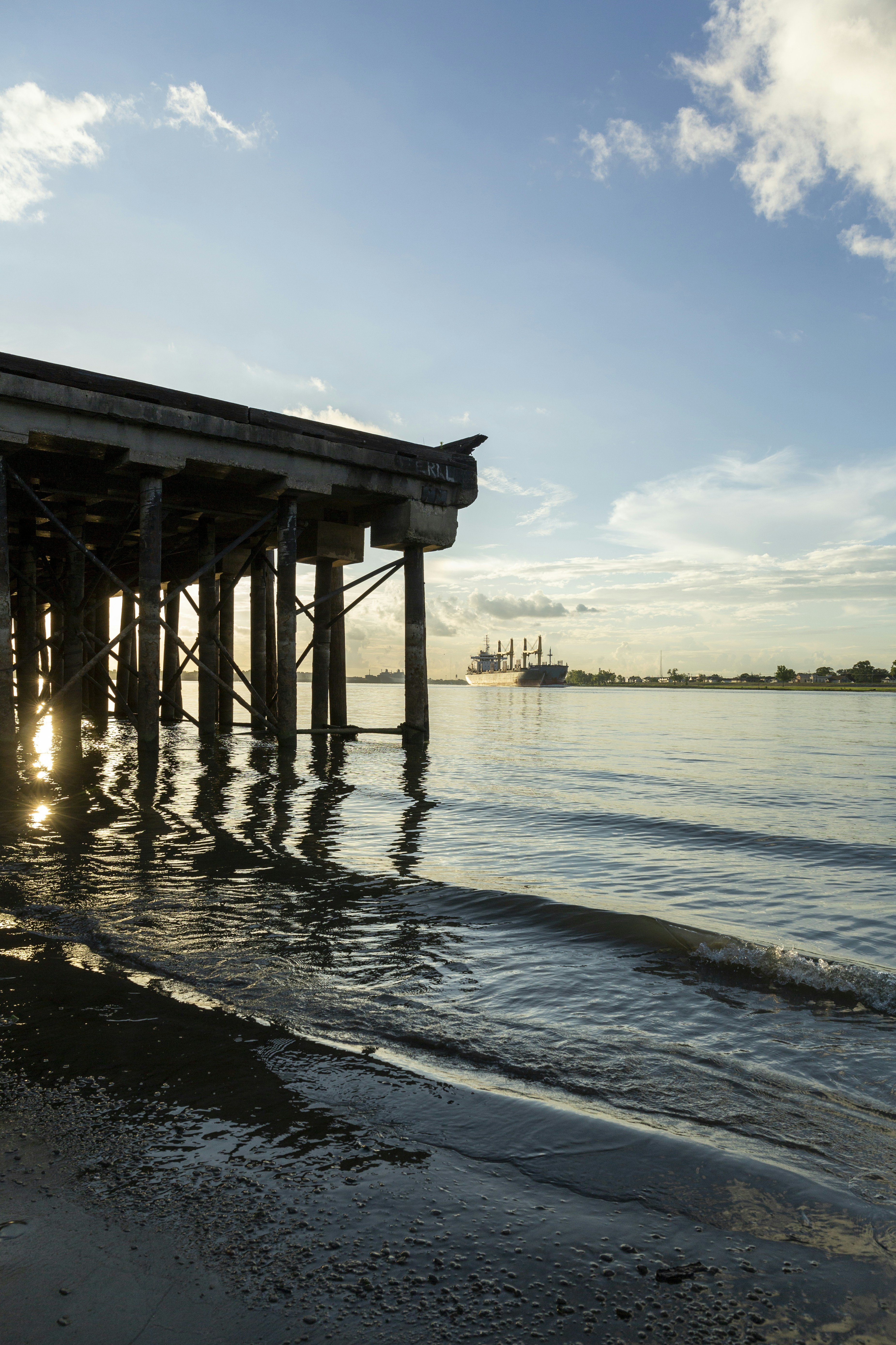 a pier over the water