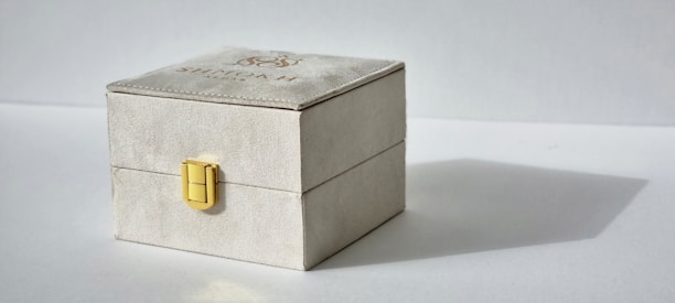 a small white box