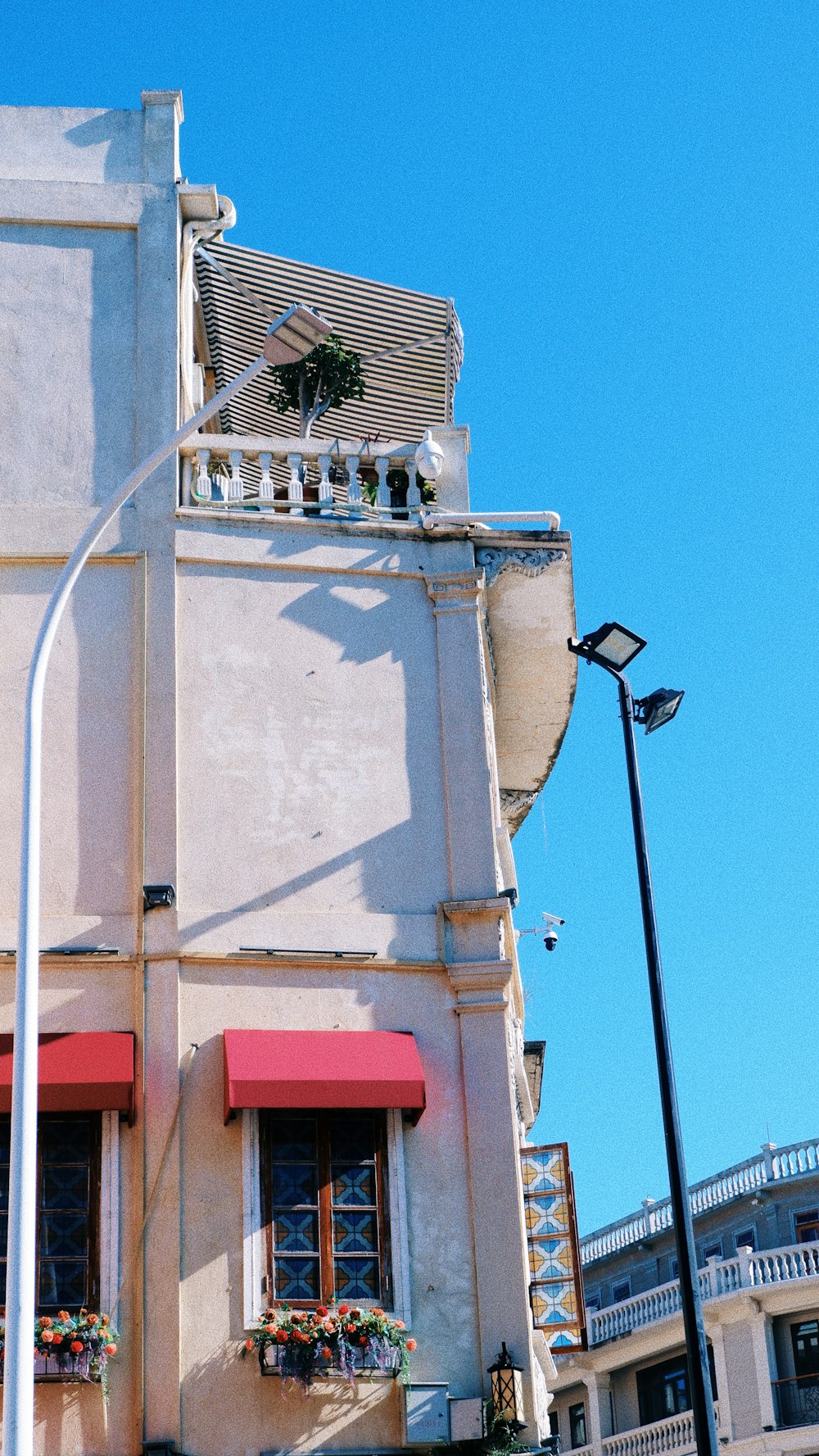 a building with a balcony