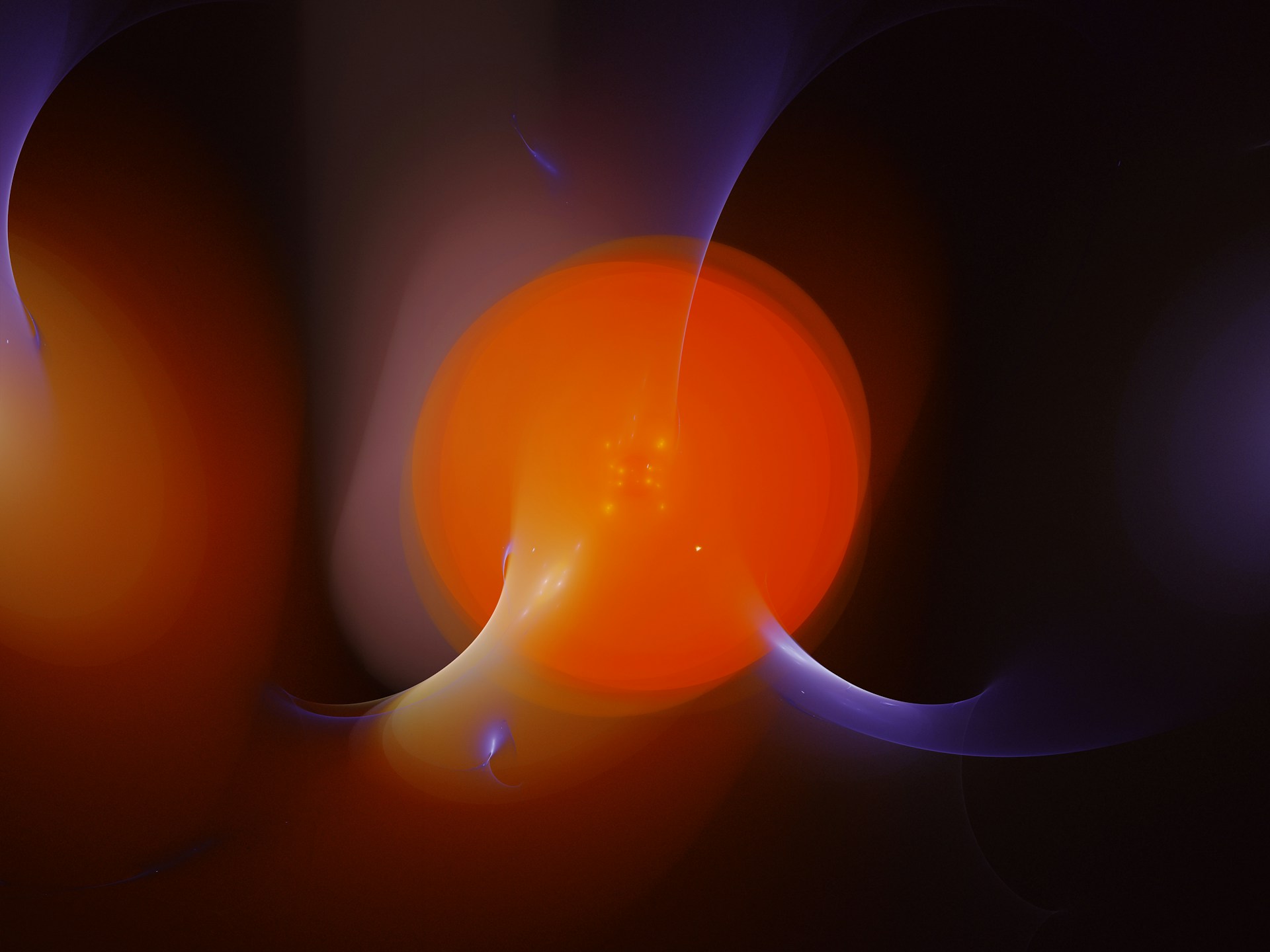 a planet in space