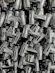 Close-up of premium pipe fittings and accessories neatly arranged on a workshop table