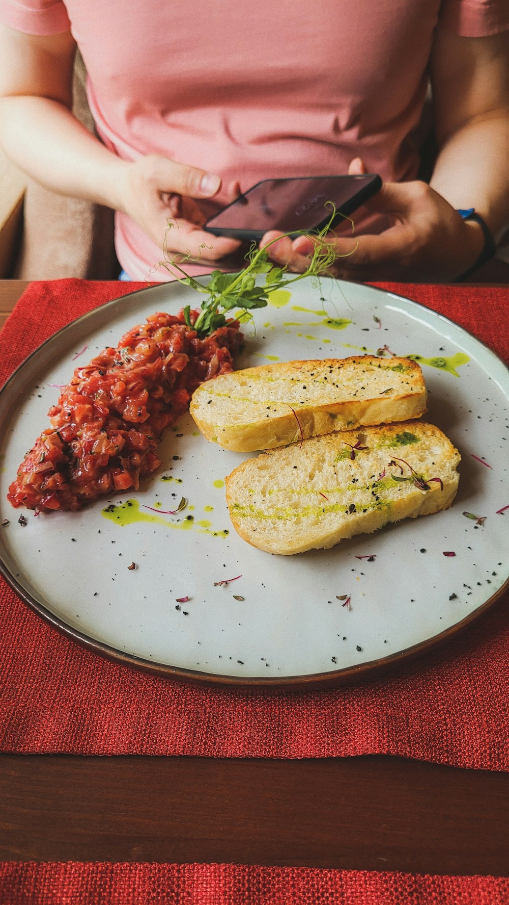 a plate of food