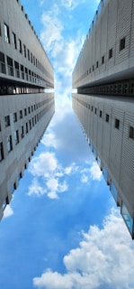 a group of tall buildings