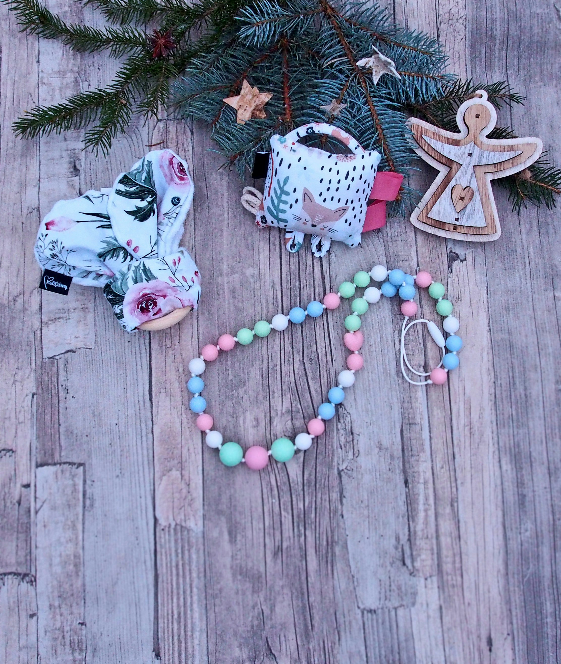 a christmas tree with ornaments and decorations
