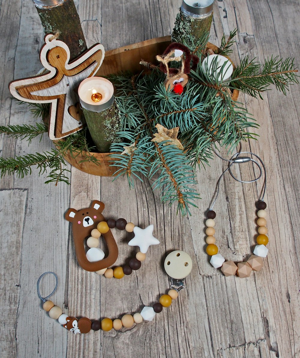 a tree made of gingerbread