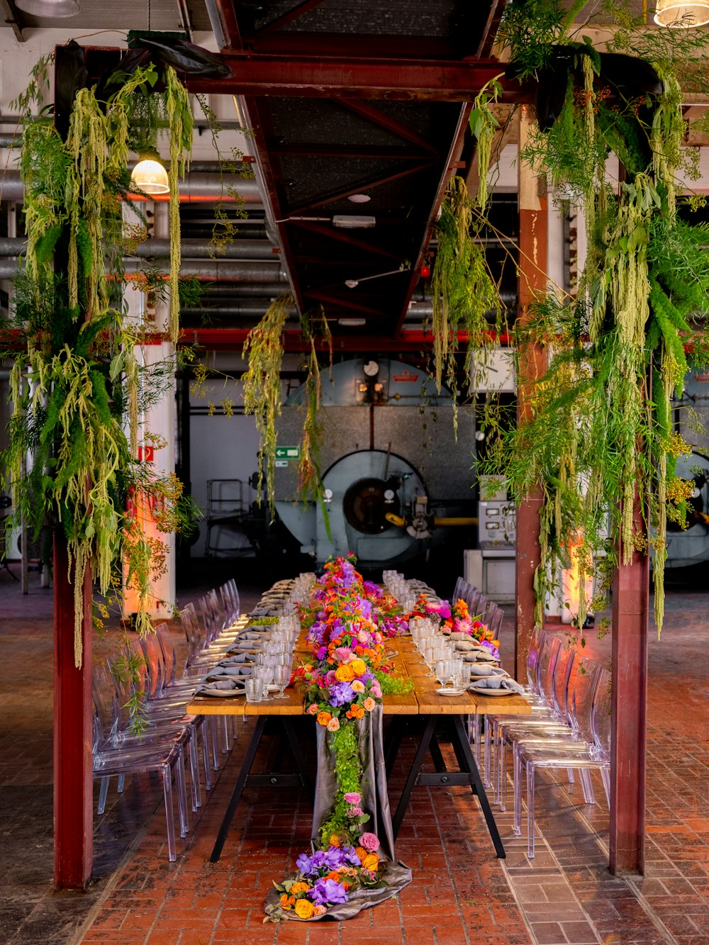 a flower shop with a large display of flowers