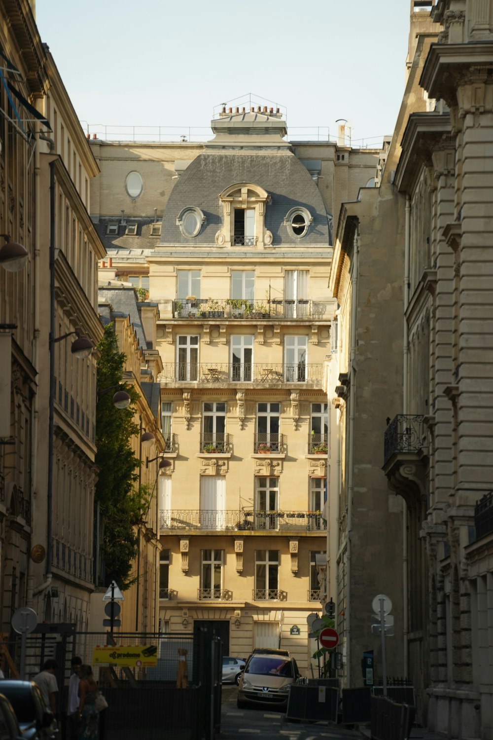 a street with buildings on both sides