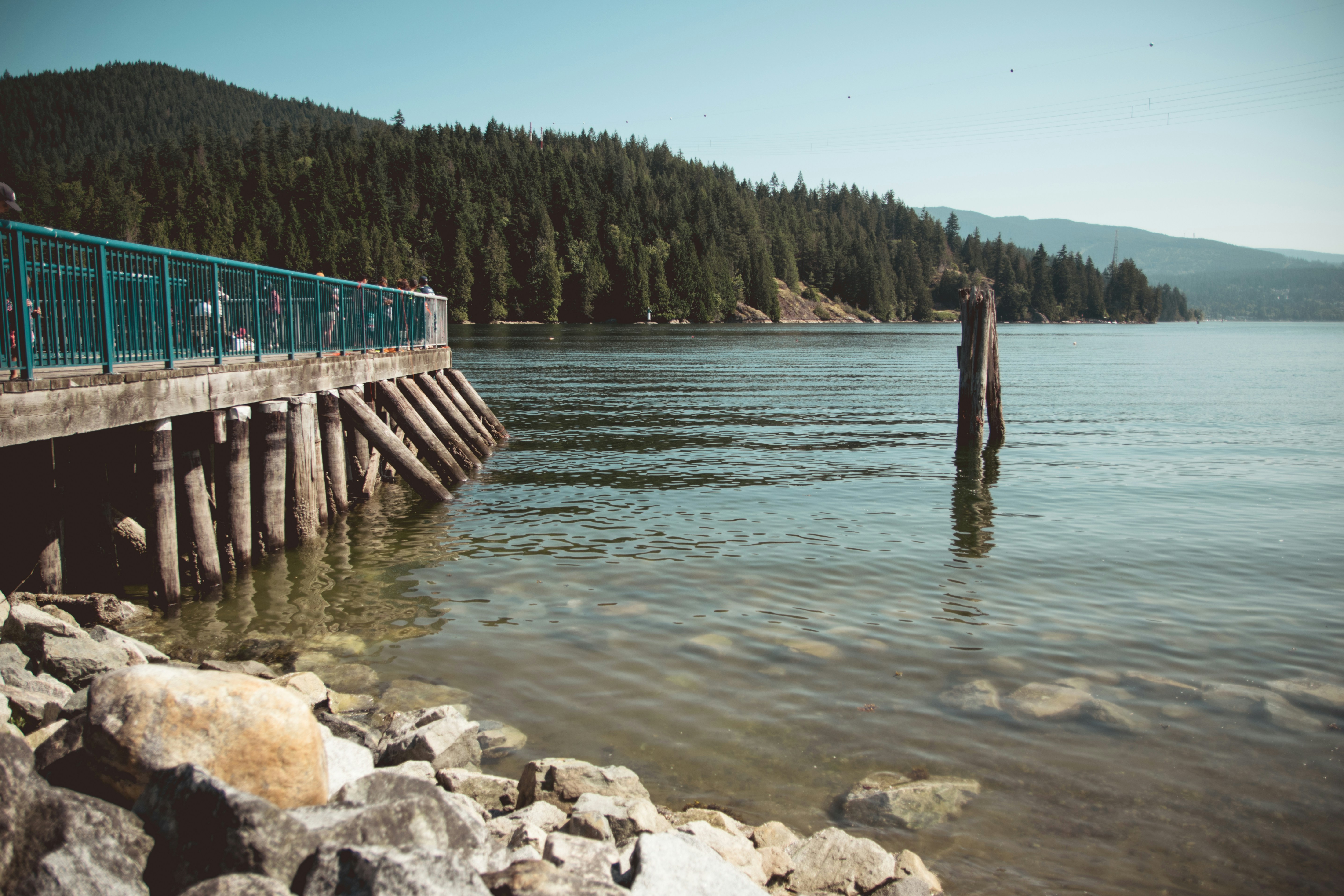 a bridge over a body of water