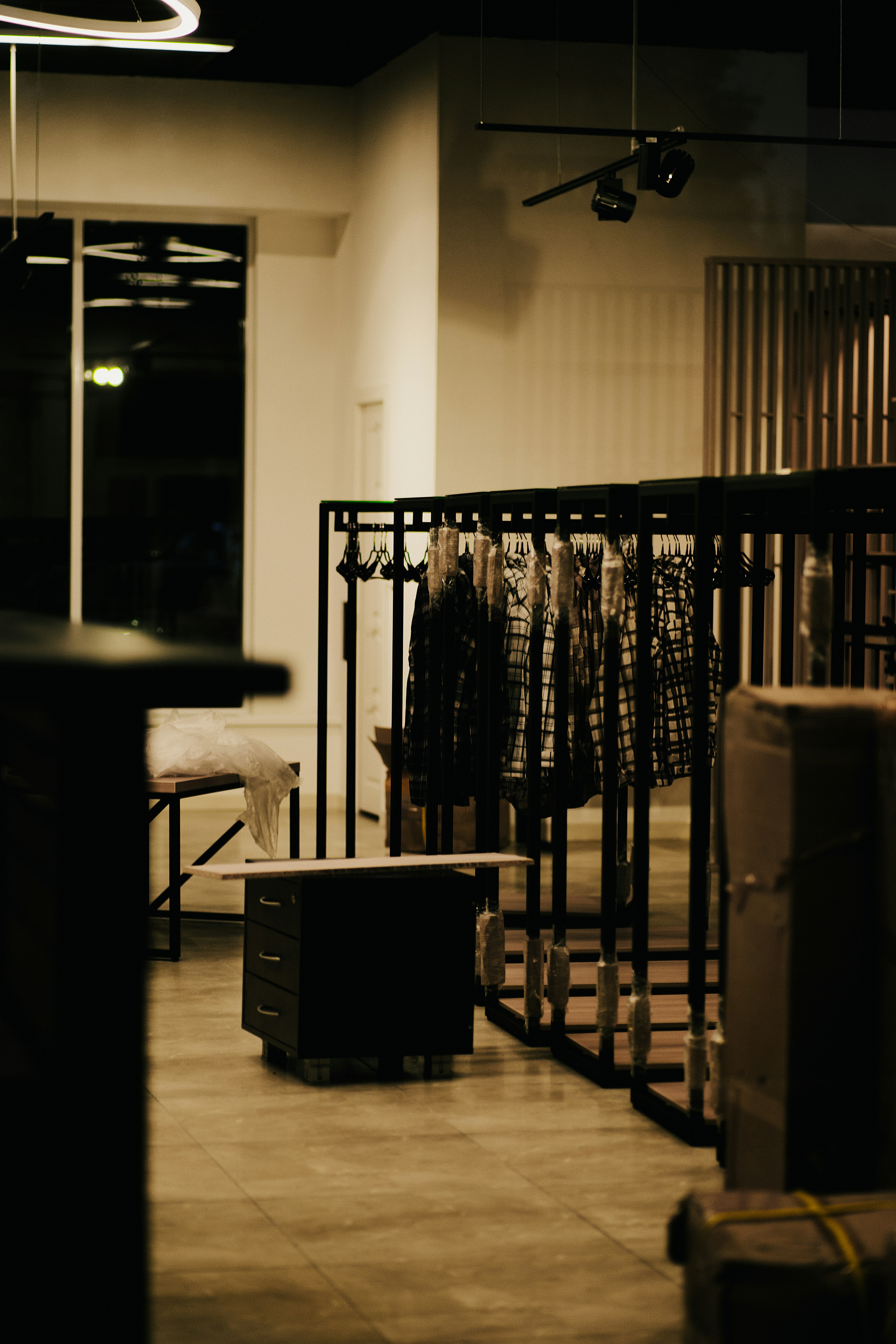 a person sitting in a chair in a room