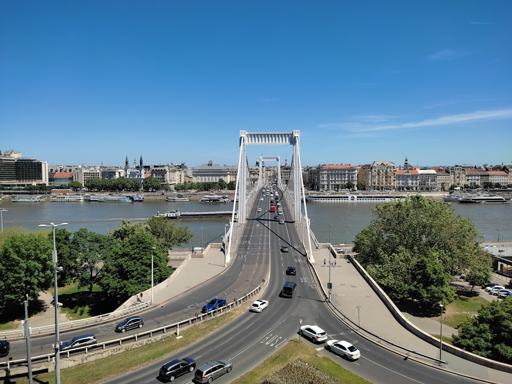 a bridge over a river