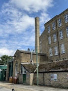 Industrial facility showcasing sturdy brick walls made by bowlia enterprise.