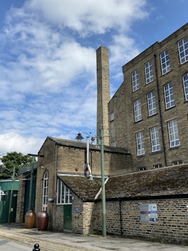 Industrial facility showcasing sturdy brick walls made by bowlia enterprise.