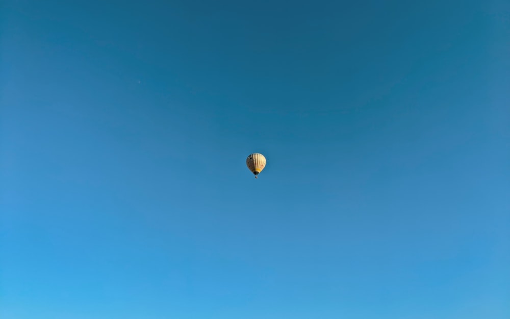 a hot air balloon in the sky