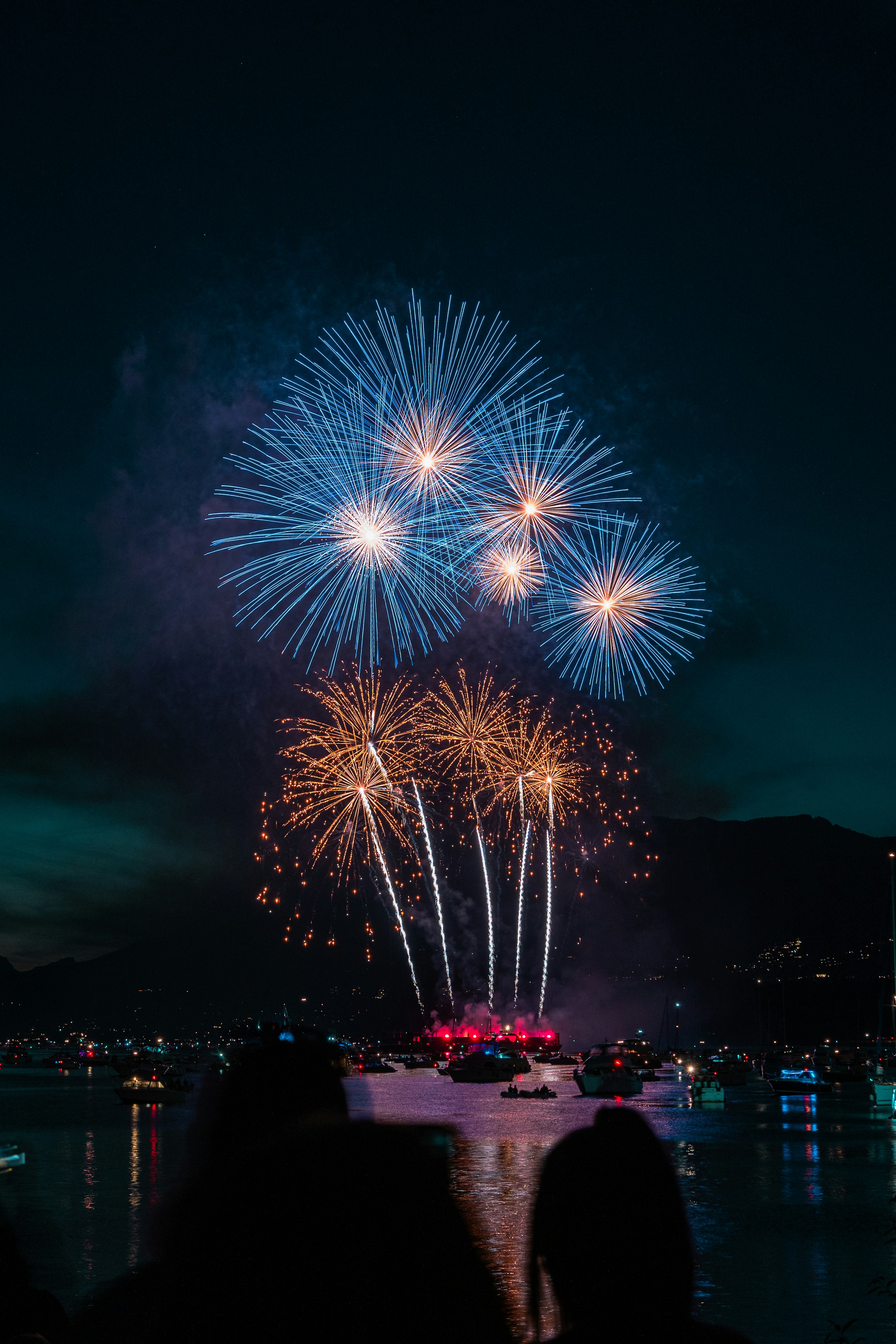 fireworks in the sky