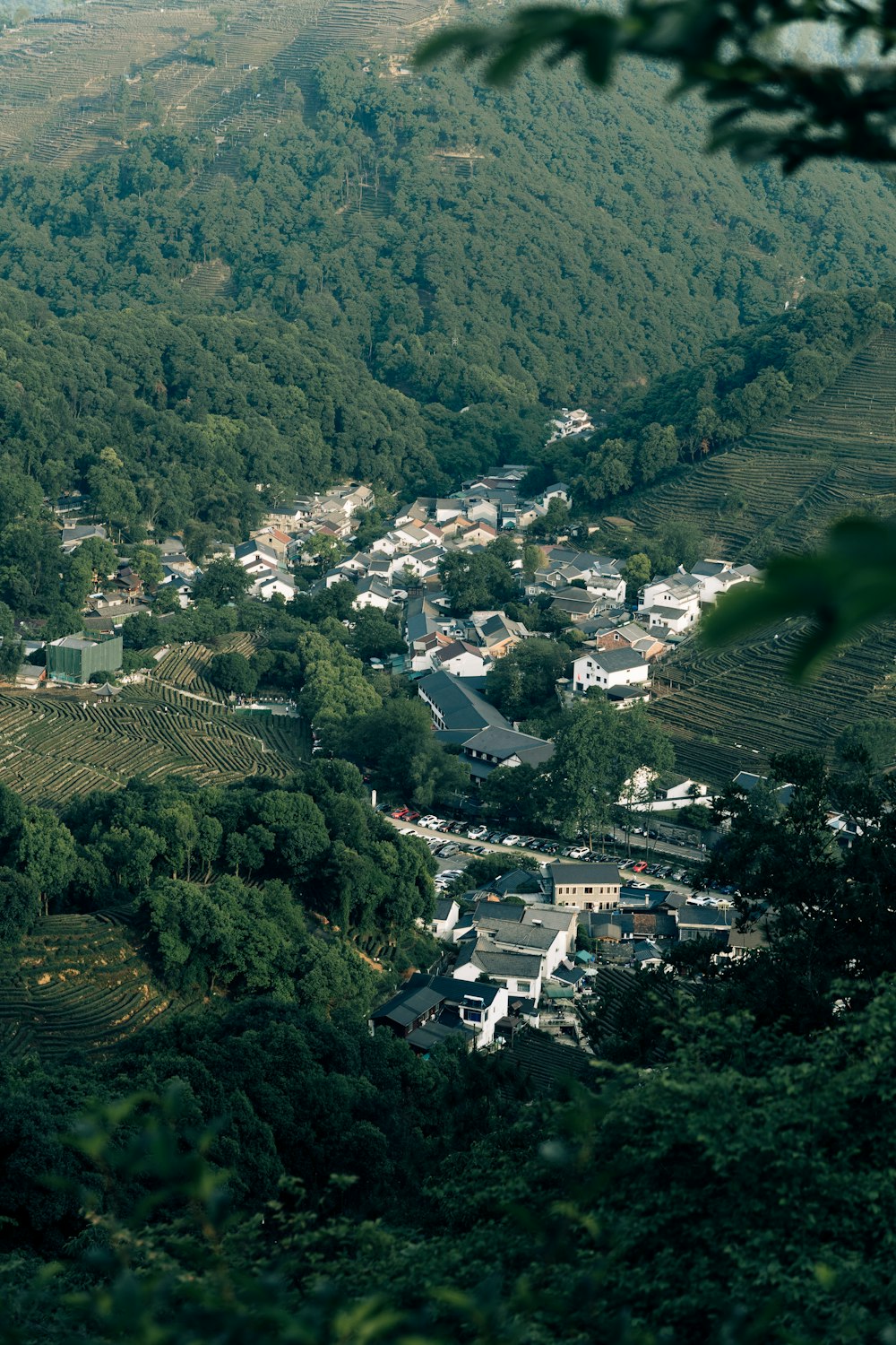 a town in the valley