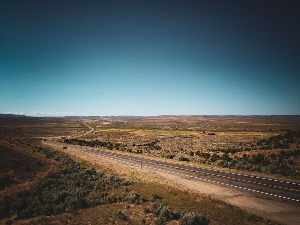 a road in a desert