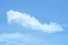 a blue sky with clouds