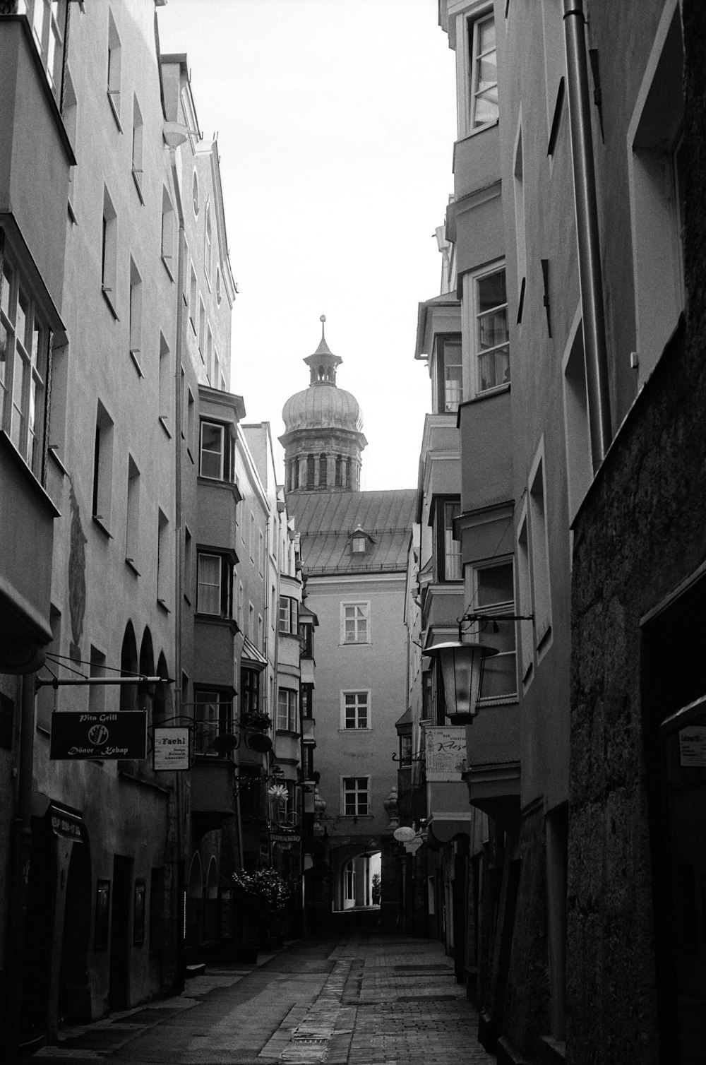 a street with buildings on both sides