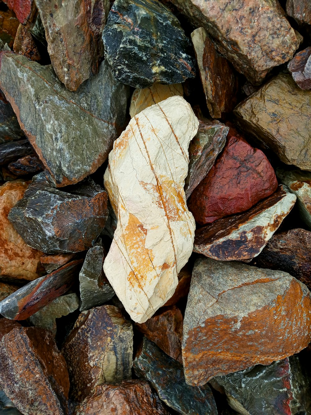 a pile of rocks