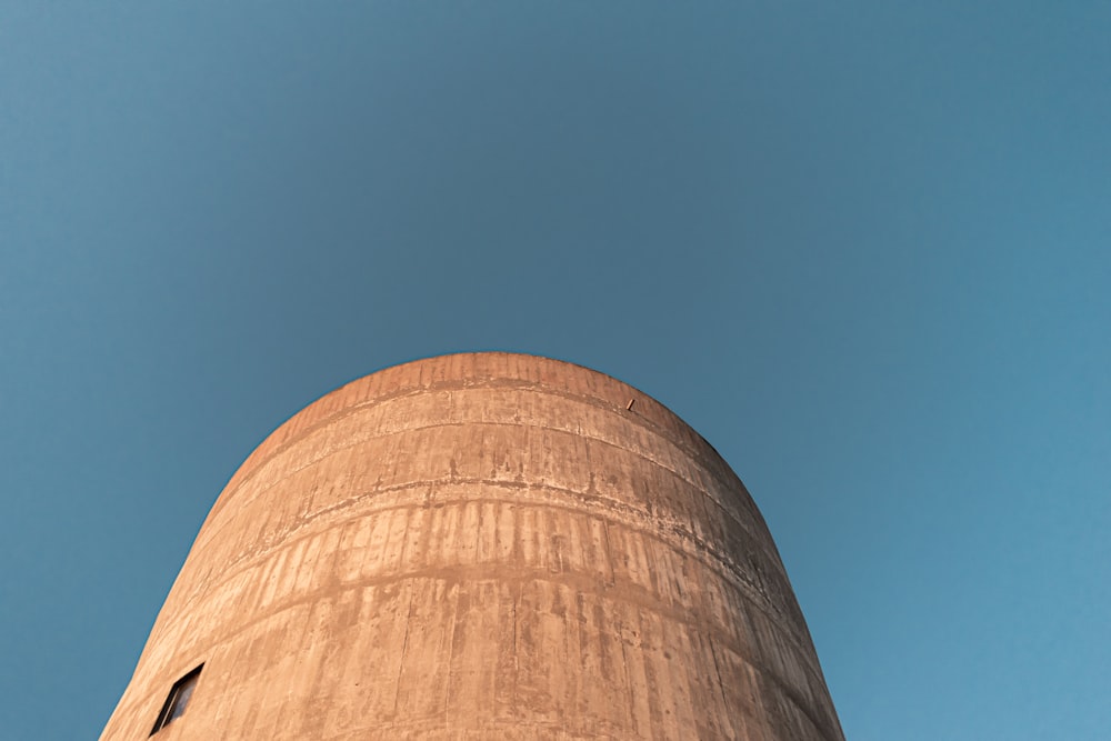 a large brown dome