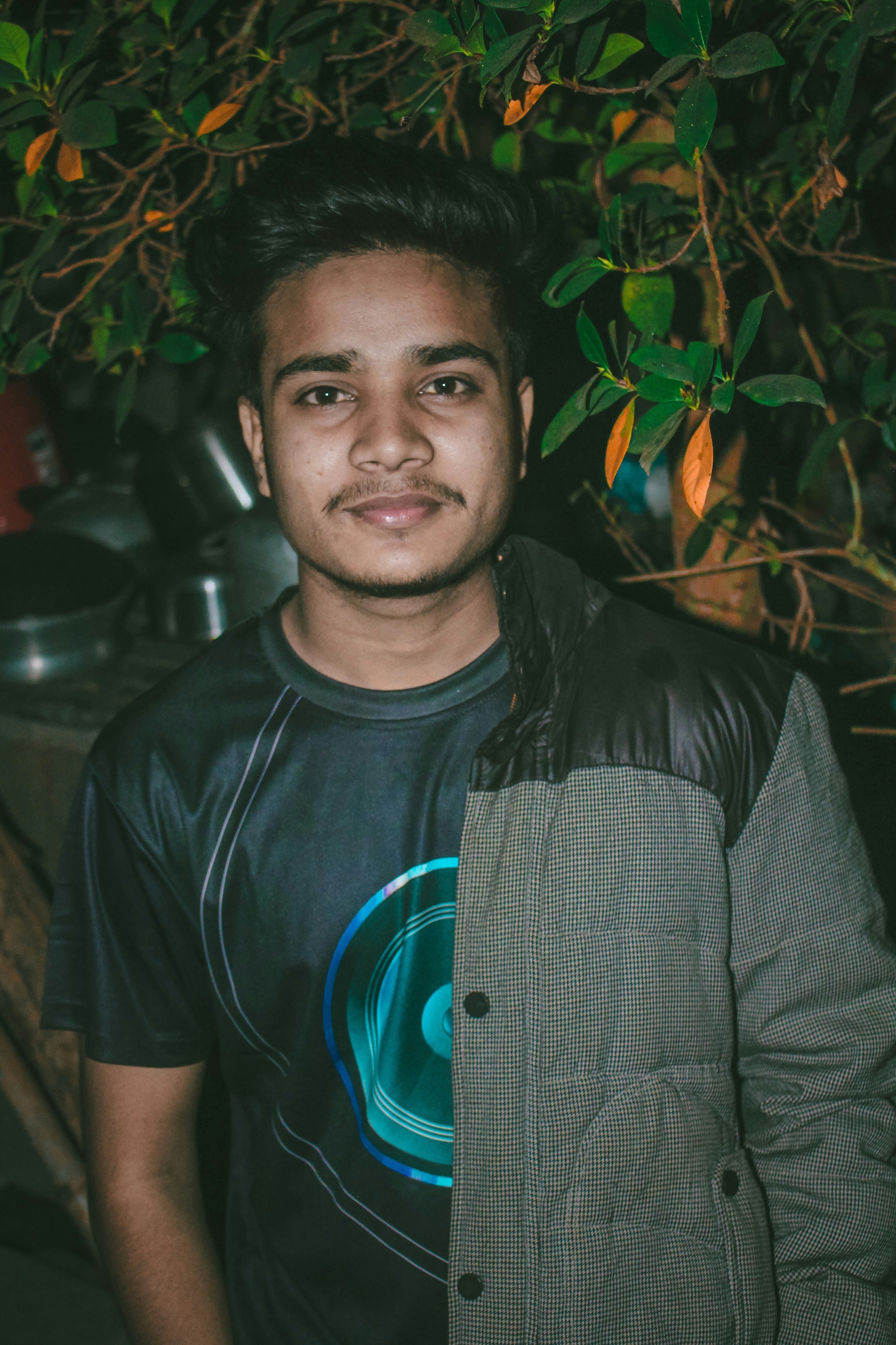 a man smiling for the camera