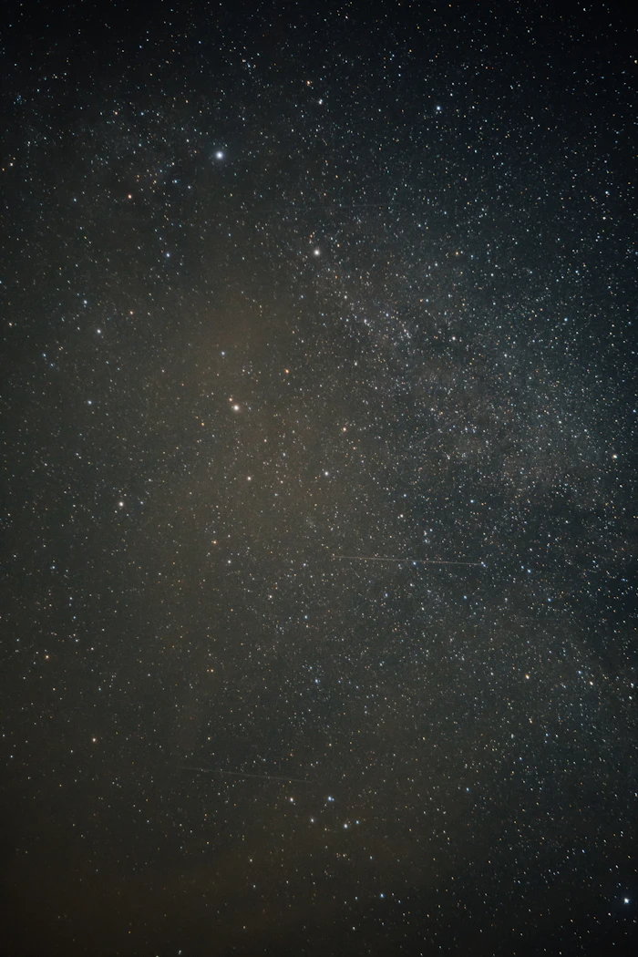 Starry night sky representing zodiac and astrology