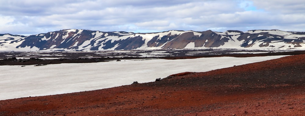 a large snowy landscape