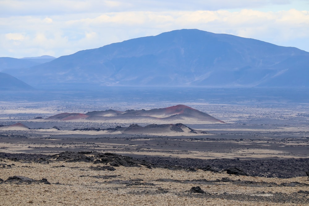 a large desert landscape