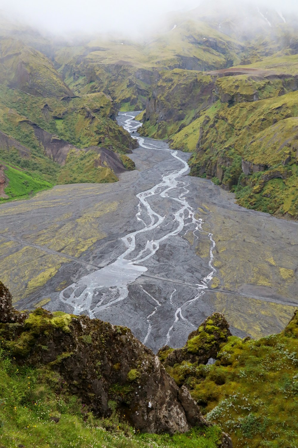 a river running through a valley