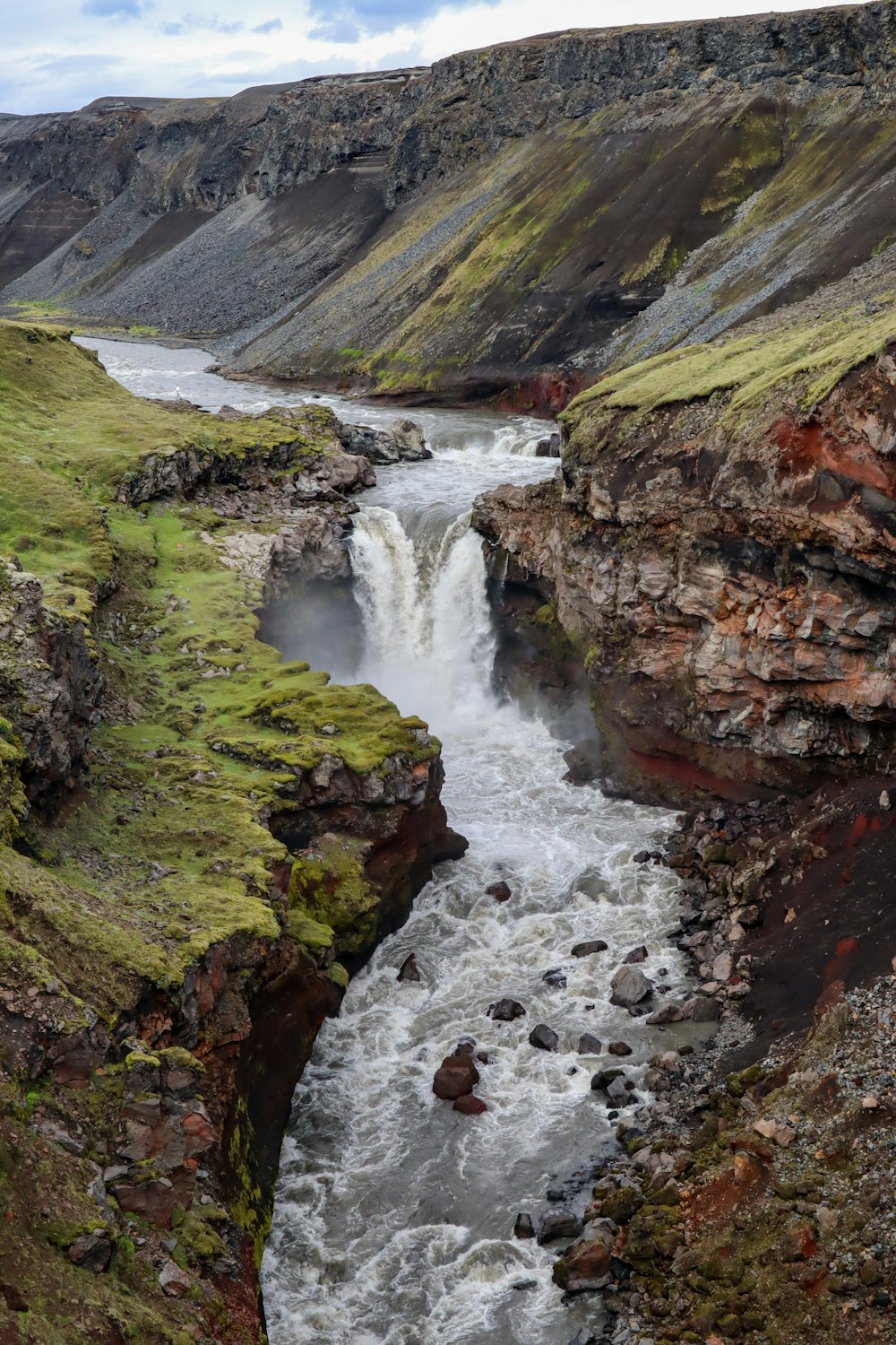 a river running through a valley