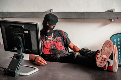 a man sitting on the floor