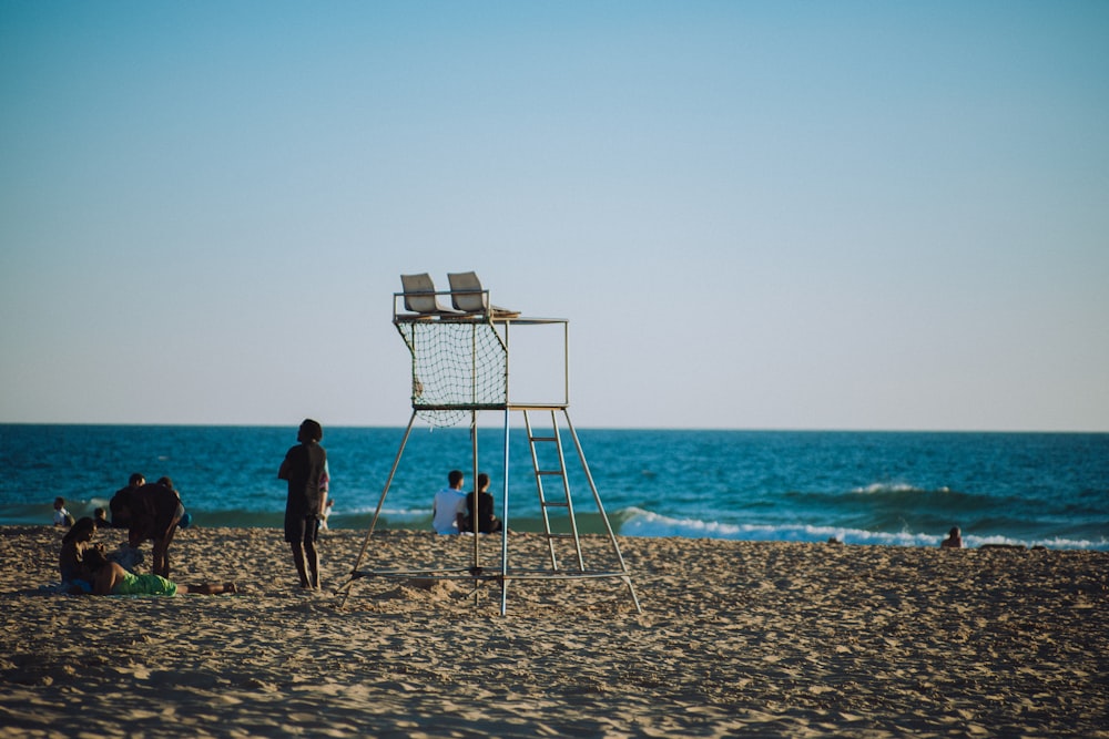 a chair on a beach