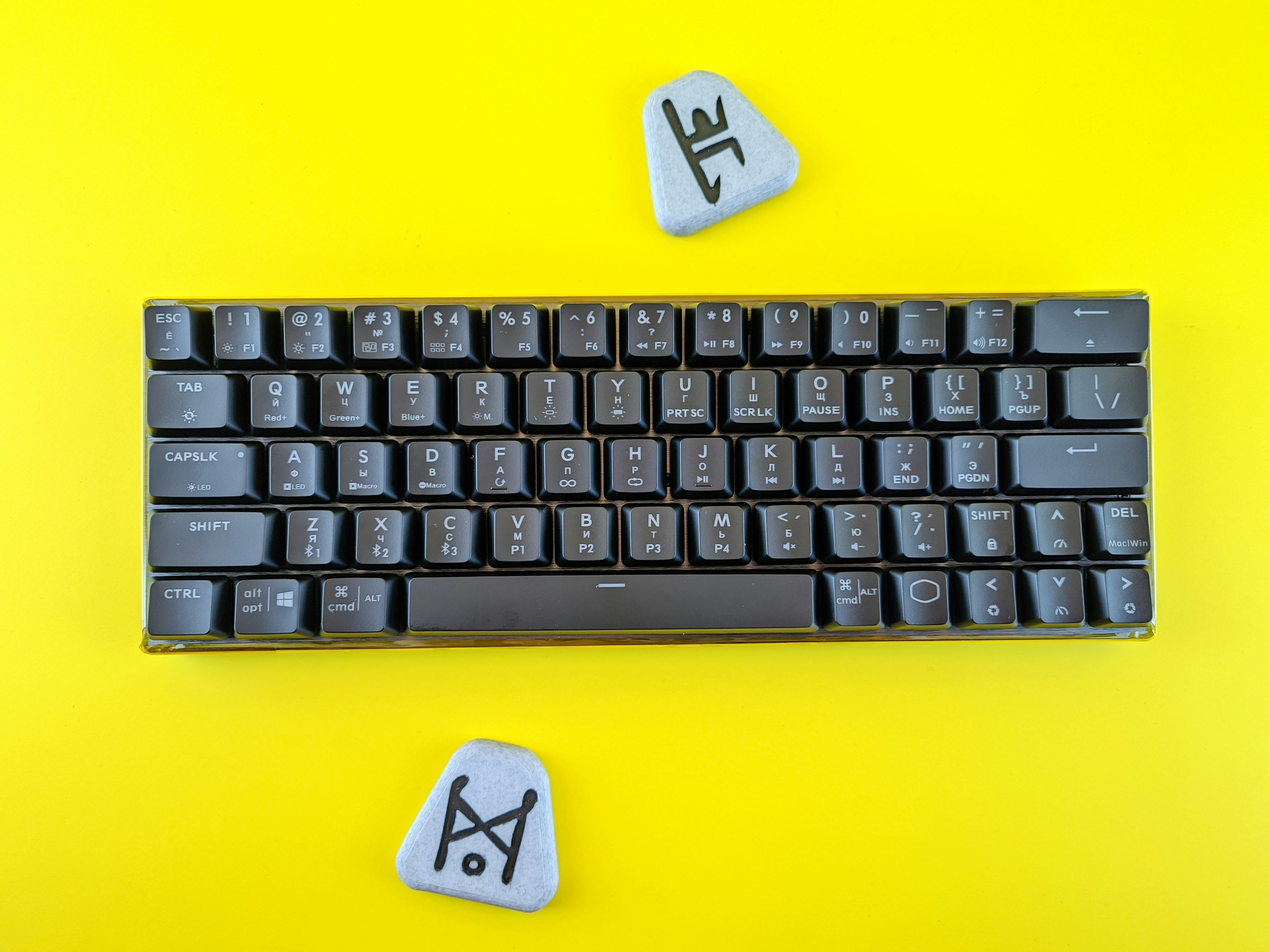 a keyboard with a keypad