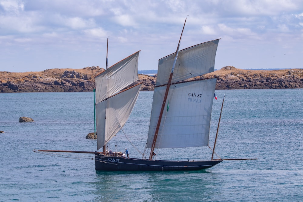 a sailboat in the water