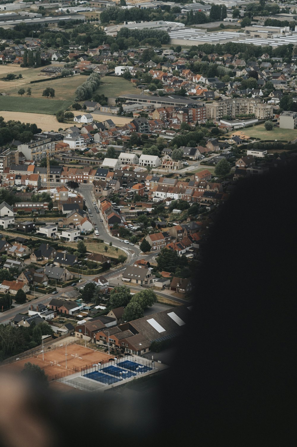 aerial view of a city