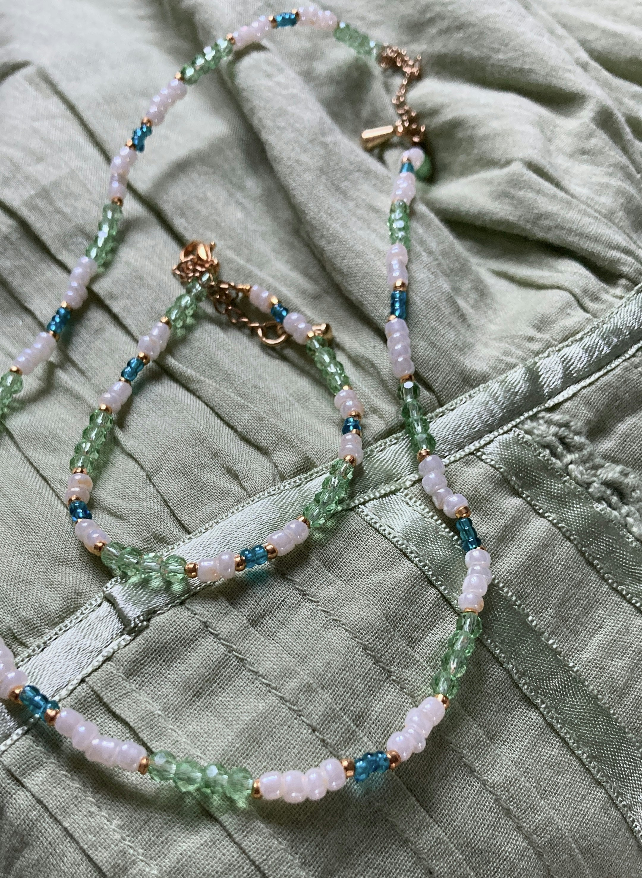 a close-up of a necklace