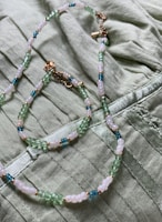 a close-up of a necklace