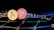 Two virtual coins, one gold with a bear symbol and another pink featuring a triangular logo, are positioned against a backdrop of interconnected digital nodes. The image conveys a futuristic and technological ambiance.
