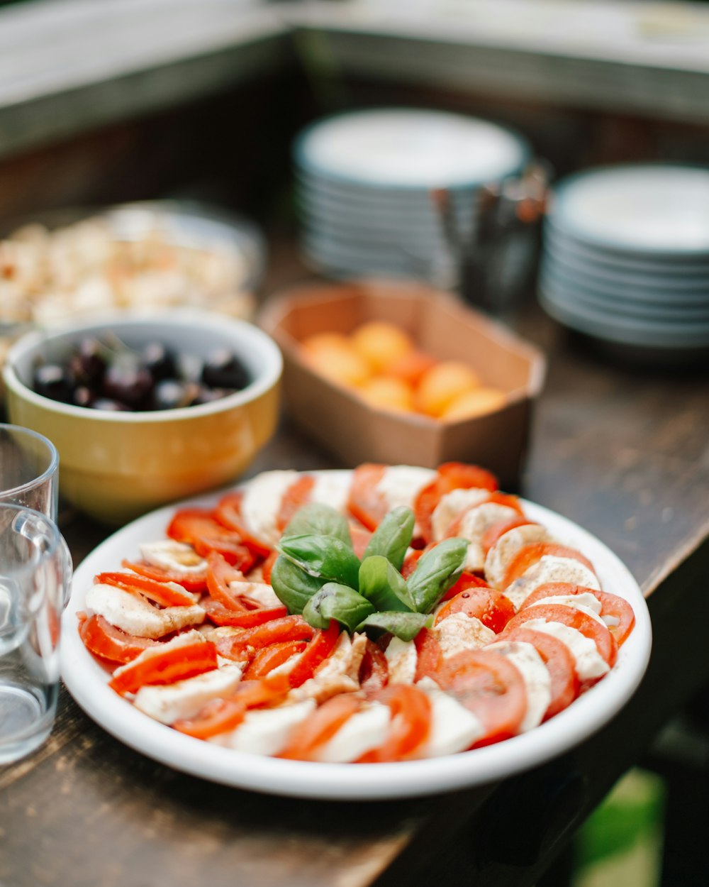 a plate of food