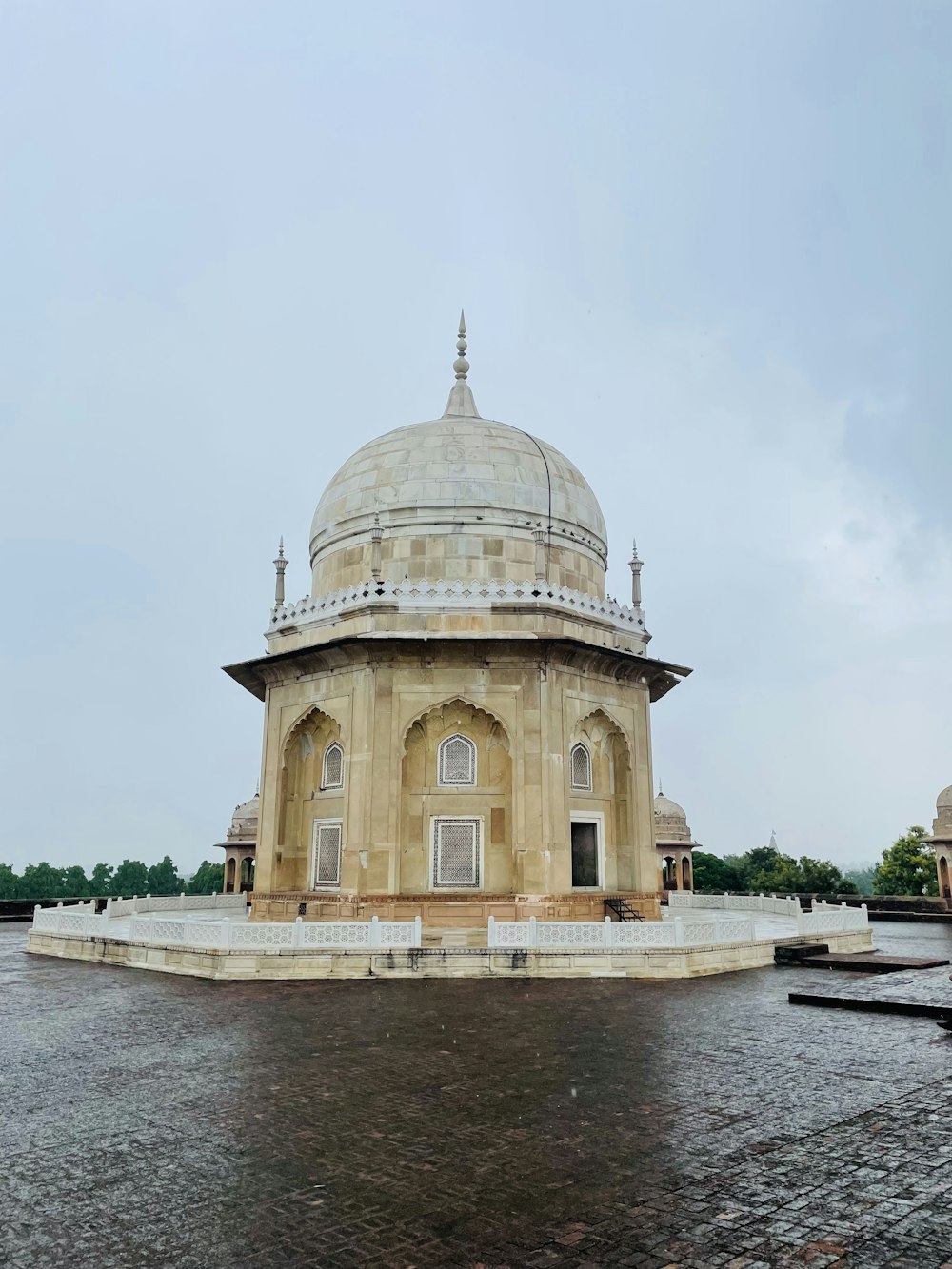 a building with a dome on top