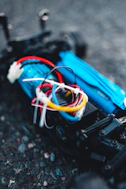 a group of colorful wires
