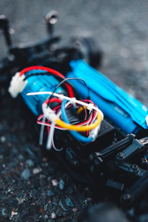 a group of colorful wires