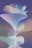 An abstract digital artwork featuring swirling, translucent forms that resemble a combination of waves and delicate fabrics. The design displays a gradient of soft pastel colors, including blues, purples, and pinks, against a muted background, creating a sense of depth and fluidity.
