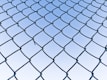a close-up of a fence
