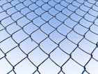 a close-up of a fence