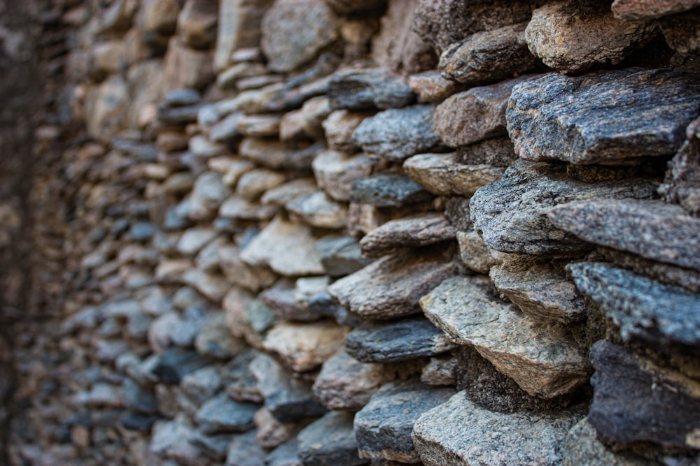 a close-up of some rocks