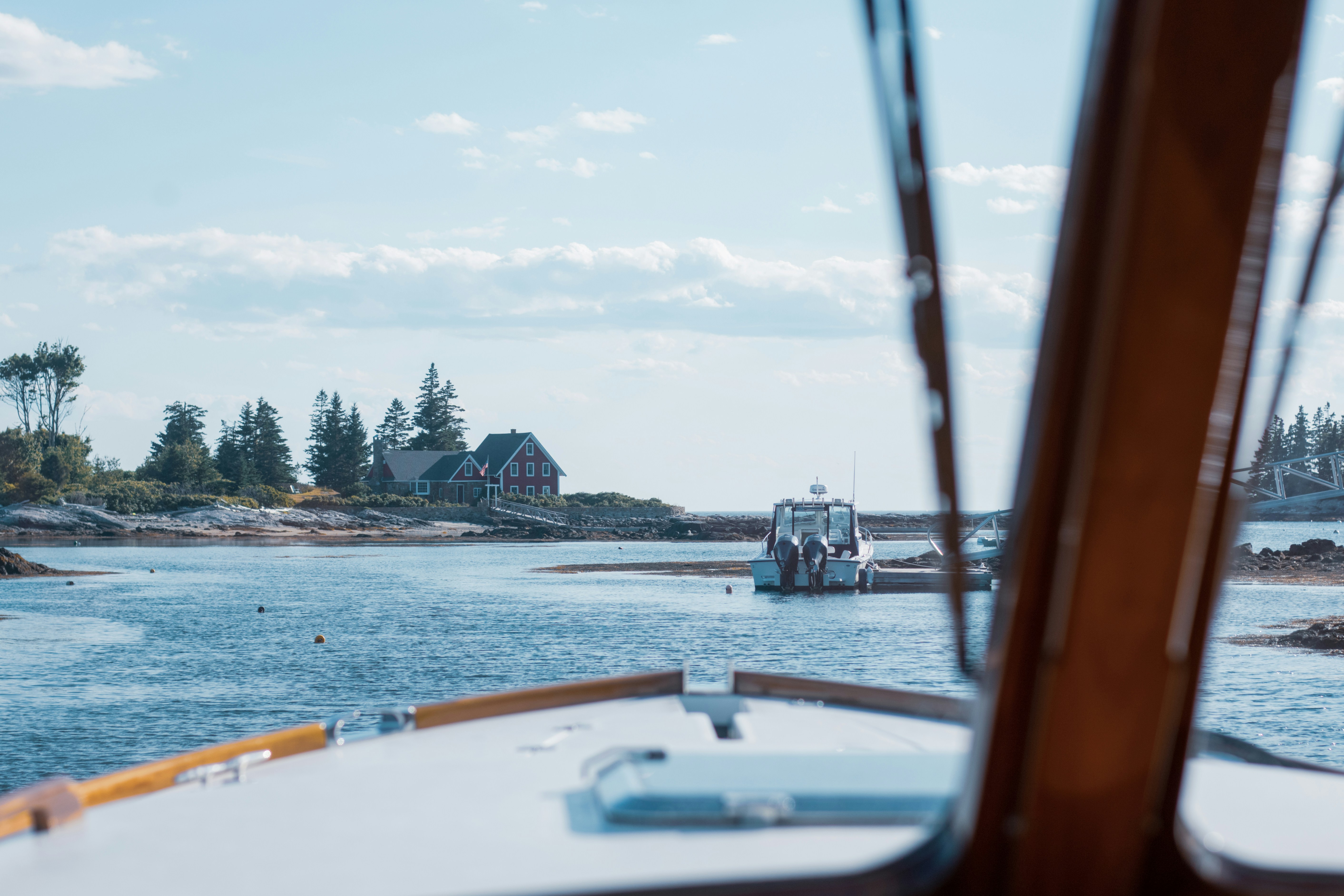 a boat on the water