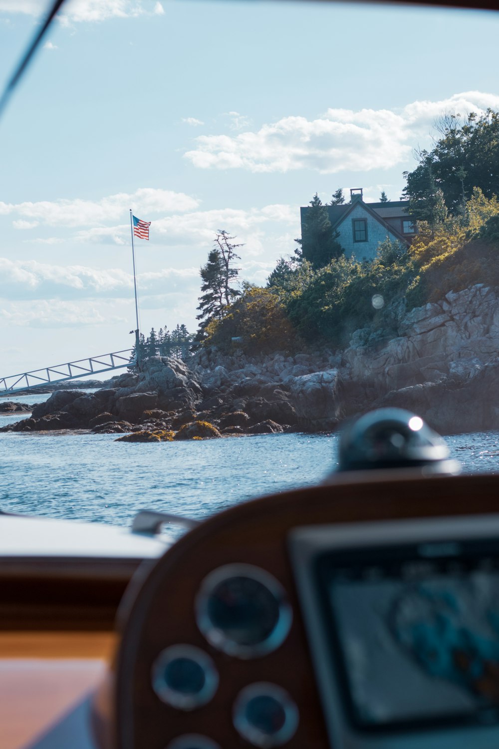 a boat on the water