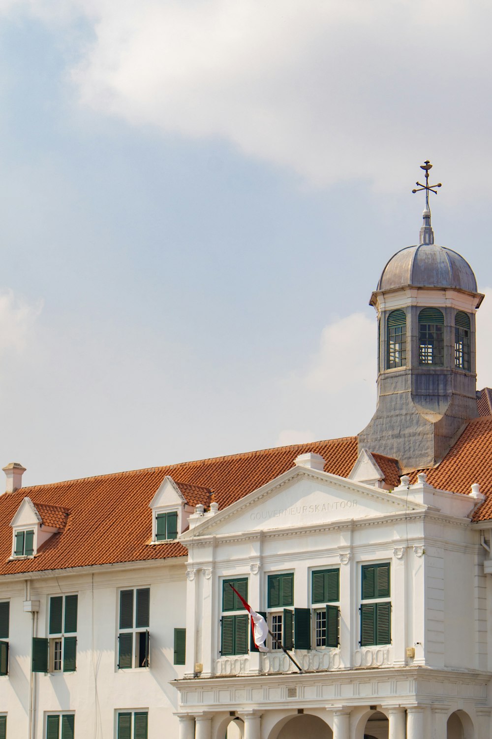 a building with a tower